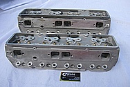 Aluminum Cylinder Head BEFORE Chrome-Like Metal Polishing and Buffing Services / Resoration Services 