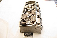 Brodix Aluminum V8 Cylinder Head BEFORE Chrome-Like Metal Polishing and Buffing Services