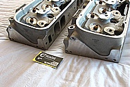 Brodix Big Brodie Aluminum Engine Cylinder Heads BEFORE Chrome-Like Metal Polishing and Buffing Services / Resoration Services