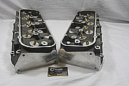 Dart Aluminum Cylinder Heads BEFORE Chrome-Like Metal Polishing and Buffing Services / Restoration Services 