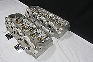 Edelbrock Aluminum Cylinder Heads BEFORE Chrome-Like Metal Polishing and Buffing Services / Restoration Services 