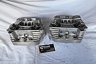 Motorcycle Aluminum Cylinder Heads BEFORE Chrome-Like Metal Polishing and Buffing Services / Restoration Services 