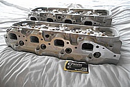 Edelbroat Performer Aluminum Cylinder Heads BEFORE Chrome-Like Metal Polishing and Buffing Services / Restoration Services 