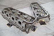 Aluminum V8 Cylinder Heads BEFORE Chrome-Like Metal Polishing and Buffing Services / Restoration Services 