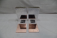 Aluminum & Copper Heat Sink Pieces AFTER Chrome-Like Metal Polishing and Buffing Services / Restoration Services