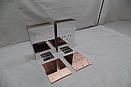 Aluminum & Copper Heat Sink Pieces AFTER Chrome-Like Metal Polishing and Buffing Services / Restoration Services