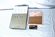 Aluminum & Copper Heat Sink Pieces AFTER Chrome-Like Metal Polishing and Buffing Services / Restoration Services