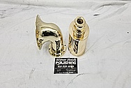 Custom Brass Horn / Air Horn AFTER Chrome-Like Metal Polishing and Buffing Services - Horn Polishing - Brass Polishing
