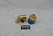 Custom Brass Horn / Air Horn BEFORE Chrome-Like Metal Polishing and Buffing Services - Horn Polishing - Brass Polishing