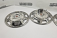 1967 Cadillac Eldorado Stainless Steel Hubcaps AFTER Chrome-Like Metal Polishing and Buffing Services - Aluminum Polishing and Custom Painting Services