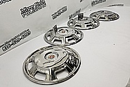 1967 Cadillac Eldorado Stainless Steel Hubcaps AFTER Chrome-Like Metal Polishing and Buffing Services - Aluminum Polishing and Custom Painting Services