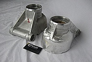 1985 Jaguar XJ Model Aluminum Hubs BEFORE Chrome-Like Metal Polishing and Buffing Services