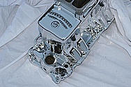 Offenhauser V8 Aluminum Turbo Thrust Intake Manifold AFTER Chrome-Like Metal Polishing and Buffing Services