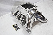 GM Aluminum Intake Manifold AFTER Chrome-Like Metal Polishing and Buffing Services / Restoration Services