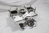 Weiand Aluminum Intake Manifold AFTER Chrome-Like Metal Polishing and Buffing Services / Restoration Services