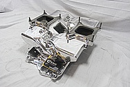 Weiand Aluminum Intake Manifold AFTER Chrome-Like Metal Polishing and Buffing Services / Restoration Services