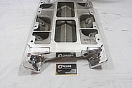 Weiand Aluminum Intake Manifold AFTER Chrome-Like Metal Polishing and Buffing Services / Restoration Services