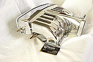 Ford Mustang Aluminum V8 Intake Manifold AFTER Chrome-Like Metal Polishing and Buffing Services