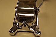 Offenhauser Aluminum Intake Manifold Top AFTER Chrome-Like Metal Polishing and Buffing Services