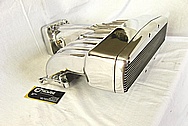 Ford Mustang Aluminum V8 Intake Manifold AFTER Chrome-Like Metal Polishing and Buffing Services