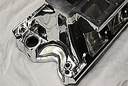V8 Aluminum Blower Intake Manifold AFTER Chrome-Like Metal Polishing and Buffing Services