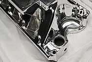 V8 Aluminum Blower Intake Manifold AFTER Chrome-Like Metal Polishing and Buffing Services