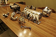 Toyota Supra 2JZGTE Aluminum Intake Manifold AFTER Chrome-Like Metal Polishing and Buffing Services