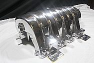 Hemi 6.1L Rough Cast Aluminum V8 Intake Manifold AFTER Chrome-Like Metal Polishing and Buffing Services / Restoration Services