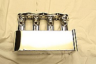 4 Cylinder Aluminum Intake Manifold AFTER Chrome-Like Metal Polishing and Buffing Services