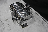 Ford Mustang Aluminum Intake Manifold AFTER Chrome-Like Metal Polishing and Buffing Services / Restoration Services 