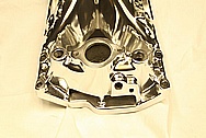 Chevy Nova V8 Aluminum Intake Manifold AFTER Chrome-Like Metal Polishing and Buffing Services