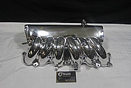 Toyota Supra 2JZ-GTE Aluminum Intake Manifold AFTER Chrome-Like Metal Polishing and Buffing Services / Restoration Services