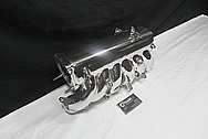 Toyota Supra 2JZ-GTE Aluminum Intake Manifold AFTER Chrome-Like Metal Polishing and Buffing Services / Restoration Services