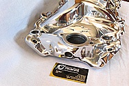 Chevy Aluminum Intake Manifold AFTER Chrome-Like Metal Polishing and Buffing Services / Restoration Services