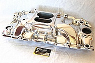 Chevy Aluminum Intake Manifold AFTER Chrome-Like Metal Polishing and Buffing Services / Restoration Services