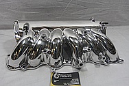 Toyota Supra Aluminum Intake Manifold AFTER Chrome-Like Metal Polishing and Buffing Services / Restoration Services