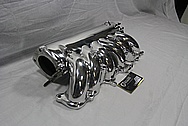 Toyota Supra 2JZ-GTE Aluminum Intake Manifold AFTER Chrome-Like Metal Polishing and Buffing Services / Restoration Services