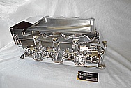 V8 Engine Aluminum Blower Intake Manifold AFTER Chrome-Like Metal Polishing and Buffing Services / Restoration Services