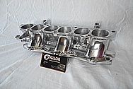 Mitsubishi 3000GT Aluminum Lower Intake Manifold AFTER Chrome-Like Metal Polishing and Buffing Services