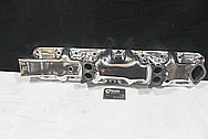 Aluminum Flathead Engine Intake Manifold AFTER Chrome-Like Metal Polishing and Buffing Services / Restoration Services 
