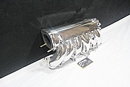 Toyota Supra 2JZ-GTE Aluminum Intake Manifold AFTER Chrome-Like Metal Polishing and Buffing Services / Restoration Services