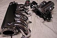 Toyota Supra 2JZGTE Aluminum Intake Manifold AFTER Chrome-Like Metal Polishing and Buffing Services