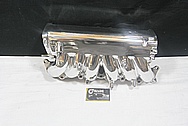 Toyota Supra 2JZ-GTE Aluminum Intake Manifold AFTER Chrome-Like Metal Polishing and Buffing Services / Restoration Services