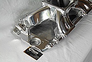 Edelbrock Vicotor Aluminum Intake Manifold AFTER Chrome-Like Metal Polishing and Buffing Services / Restoration Services 