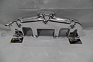 Aluminum 6 Cylinder Intake Manifold AFTER Chrome-Like Metal Polishing and Buffing Services / Restoration Services 