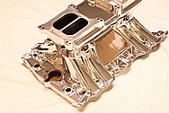 Tunnelram Aluminum V8 Intake Manifold AFTER Chrome-Like Metal Polishing and Buffing Services