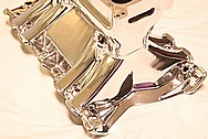 Tunnelram Aluminum V8 Intake Manifold AFTER Chrome-Like Metal Polishing and Buffing Services