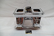 Indy Performance Aluminum Intake Manifold AFTER Chrome-Like Metal Polishing and Buffing Services / Restoration Services 