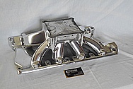 World Products Aluminum Intake Manifold AFTER Chrome-Like Metal Polishing and Buffing Services / Restoration Services