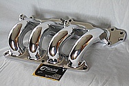 Aluminum, Rough Cast Intake Manifold AFTER Chrome-Like Metal Polishing and Buffing Services / Restoration Services
